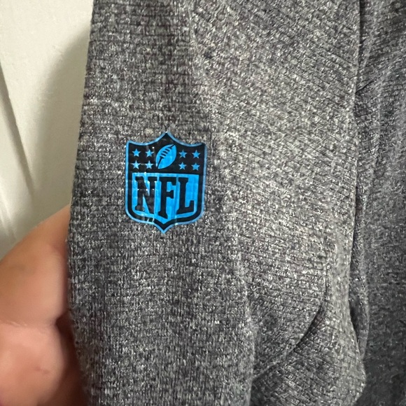 Carolina Panthers NFL Youth Quarter Zip up Sweatshirt size Large (14/16) - Picture 4 of 6
